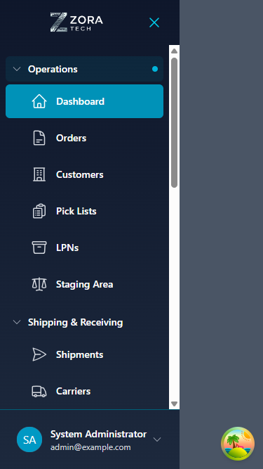 Mobile Navigation Sidebar